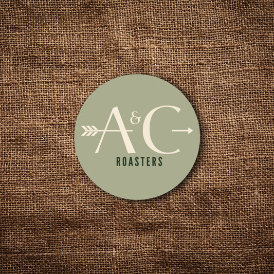 A & C Light Green Sticker