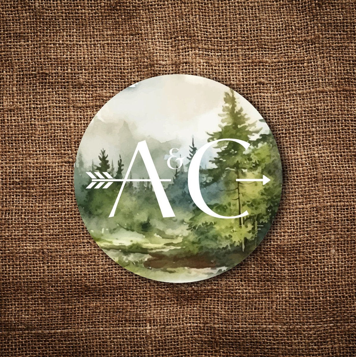 A & C Forest Sticker