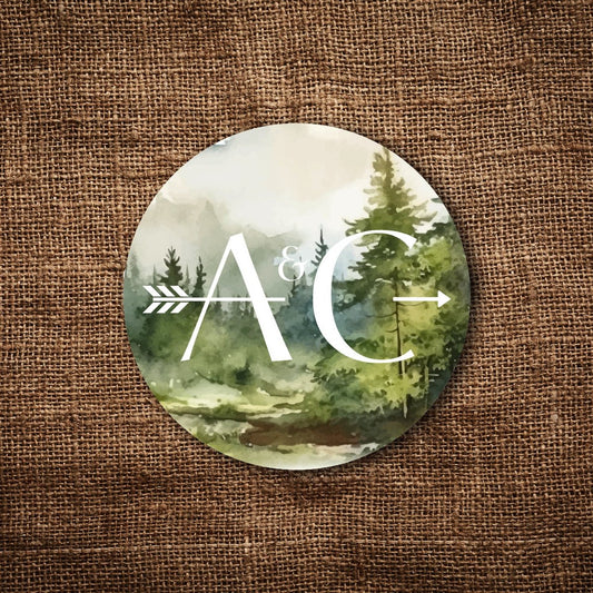 A & C Forest Sticker