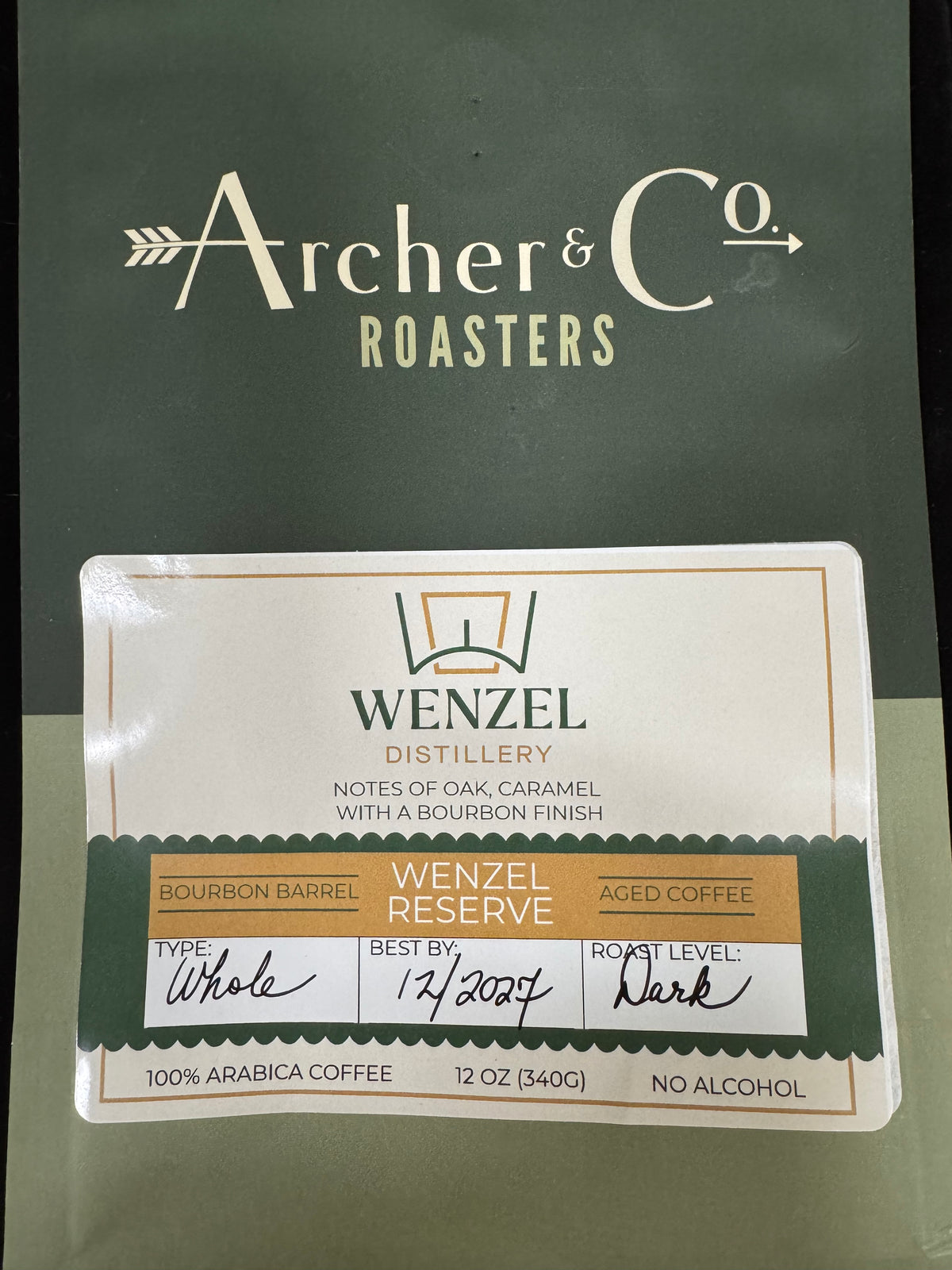 Wenzel Reserve Bourbon Barrel Aged Coffee