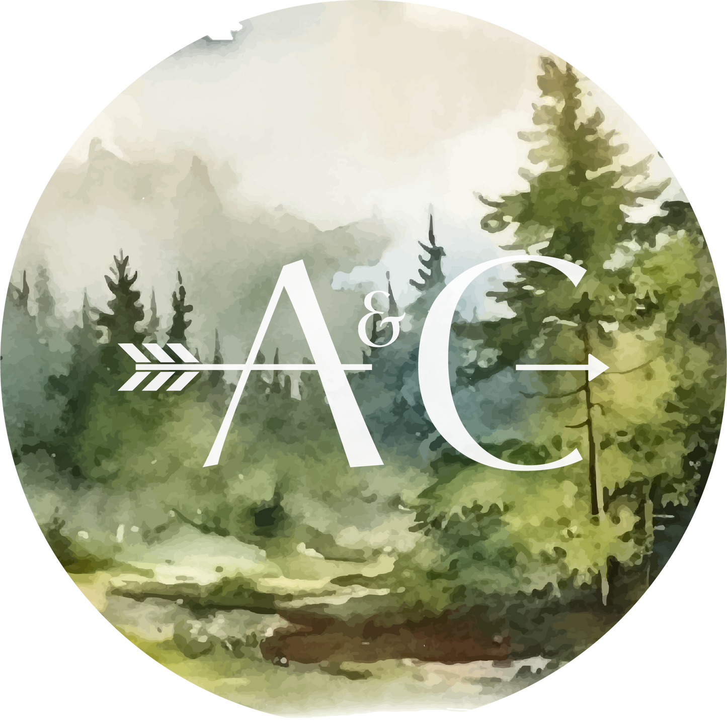 A & C Forest Sticker