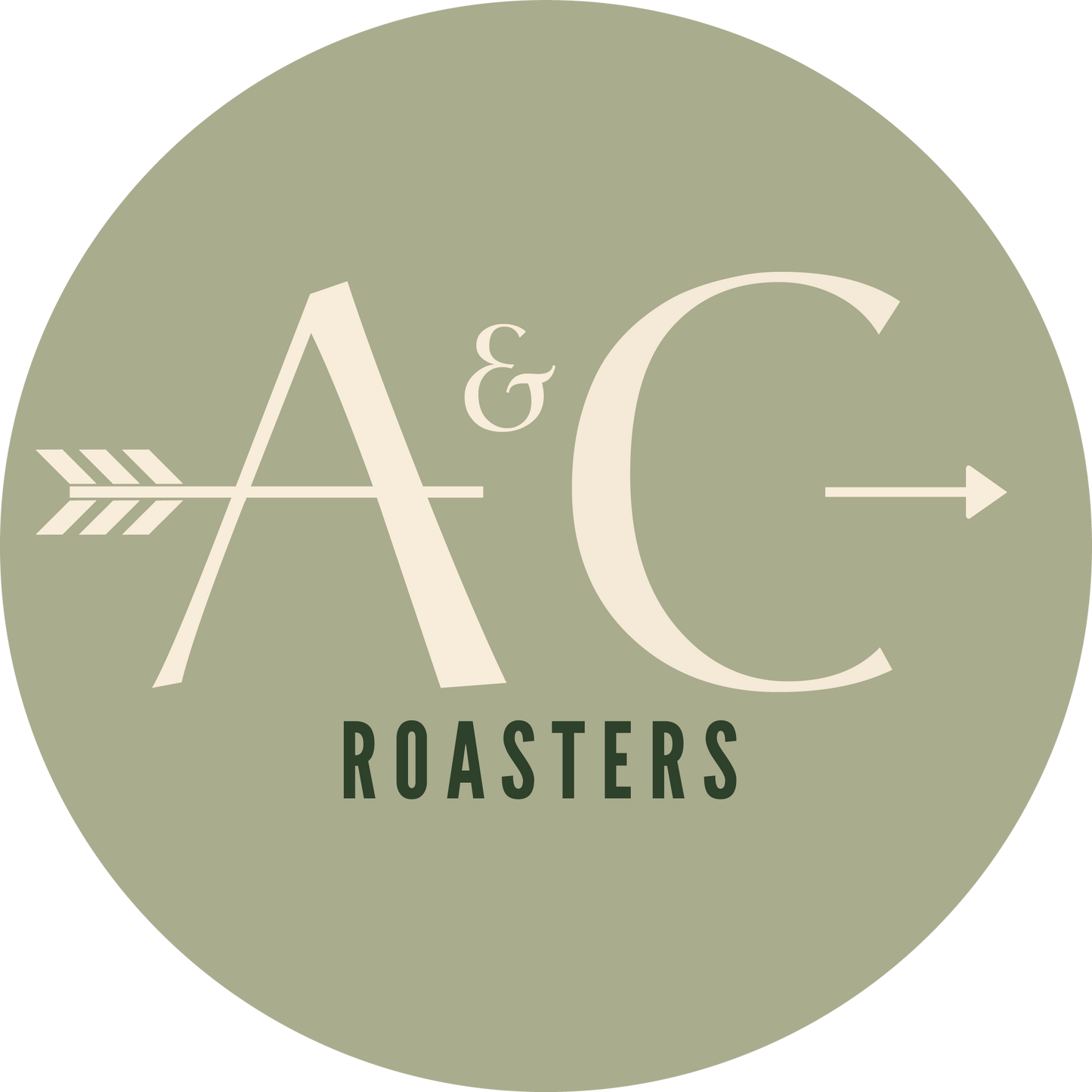 A & C Light Green Sticker