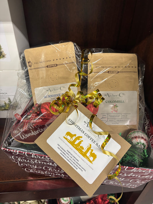 Christmas Coffee Sampler Gift Tray - PICKUP ONLY